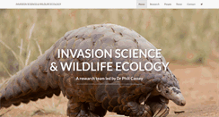 Desktop Screenshot of cassey-invasion-ecology.org