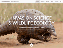 Tablet Screenshot of cassey-invasion-ecology.org